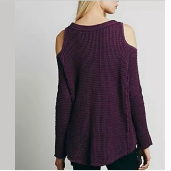 Free People Sunrise Pullover Sweater With Cutouts - Picture 2 of 10